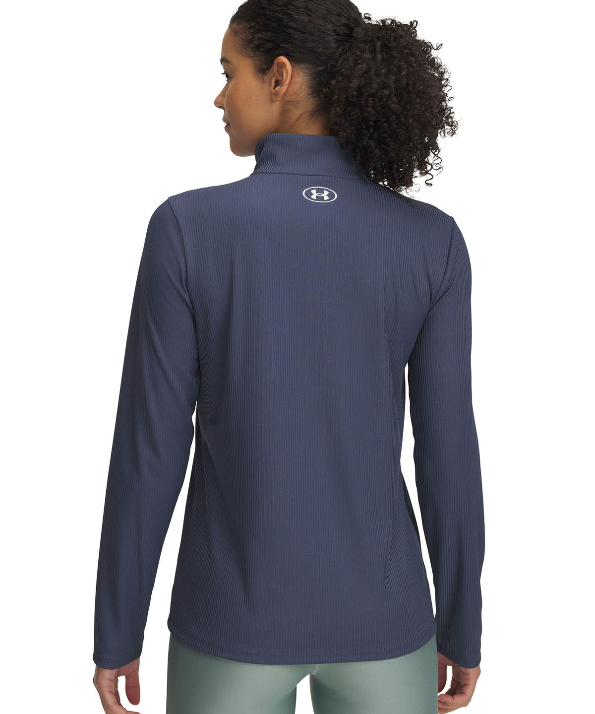 Polerón Under Armour tech rib ½ cierre gris para mujer
