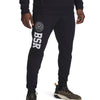 Jogger Project Rock Rival fleece negro para hombre Under Armour