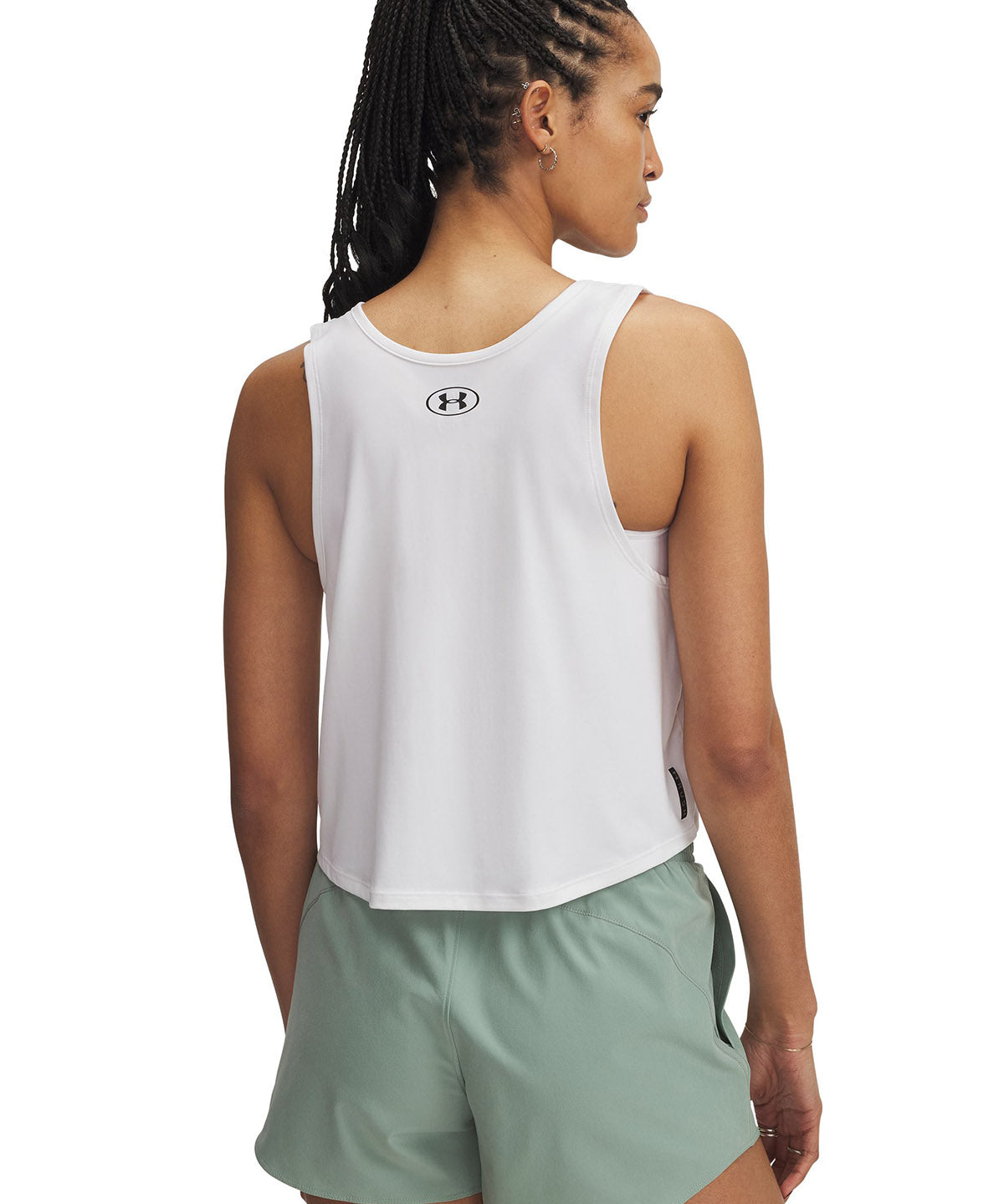 Polera sin mangas Under Armour vanish energy blanco para mujer