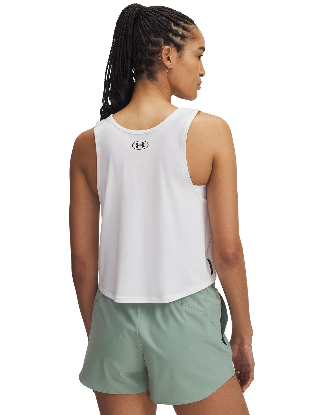 Polera sin mangas Under Armour vanish energy blanco para mujer