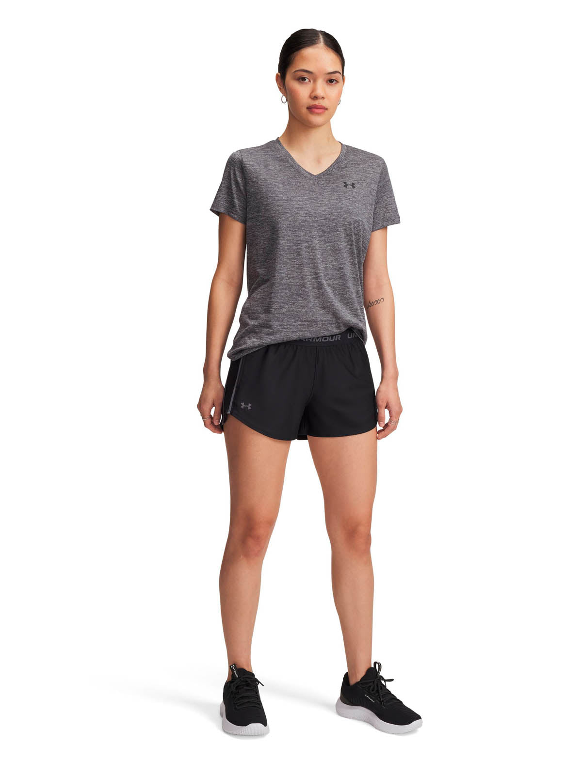 Shorts UA Tech Play Up negro para mujer