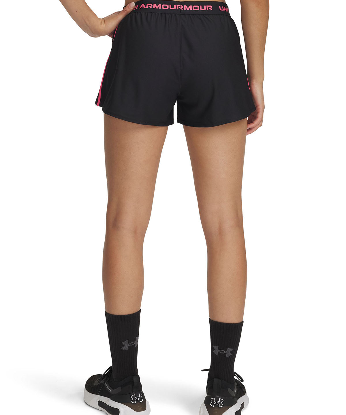 Shorts UA Tech Play Up negro para mujer