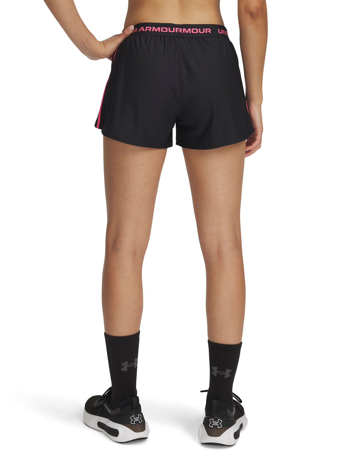 Shorts UA Tech Play Up negro para mujer