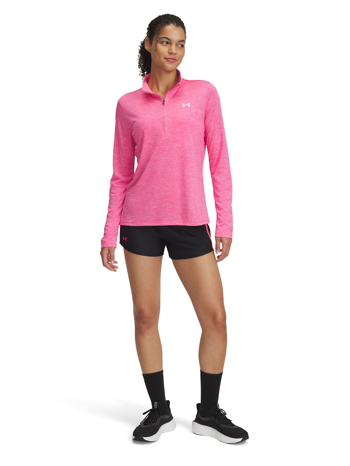 Shorts UA Tech Play Up negro para mujer