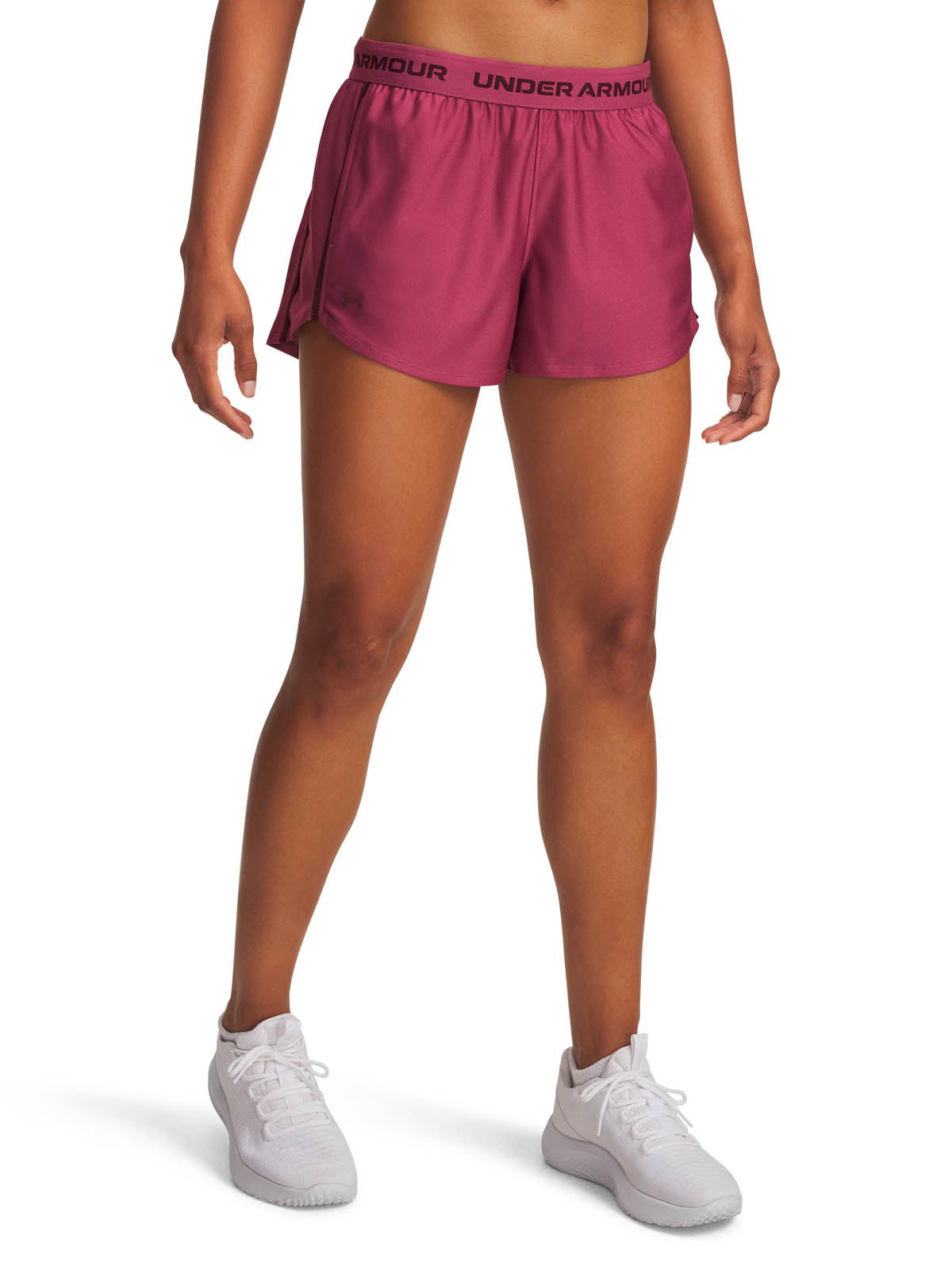 Short de entrenamiento para mujer Tech Play Up rojo Under Armour