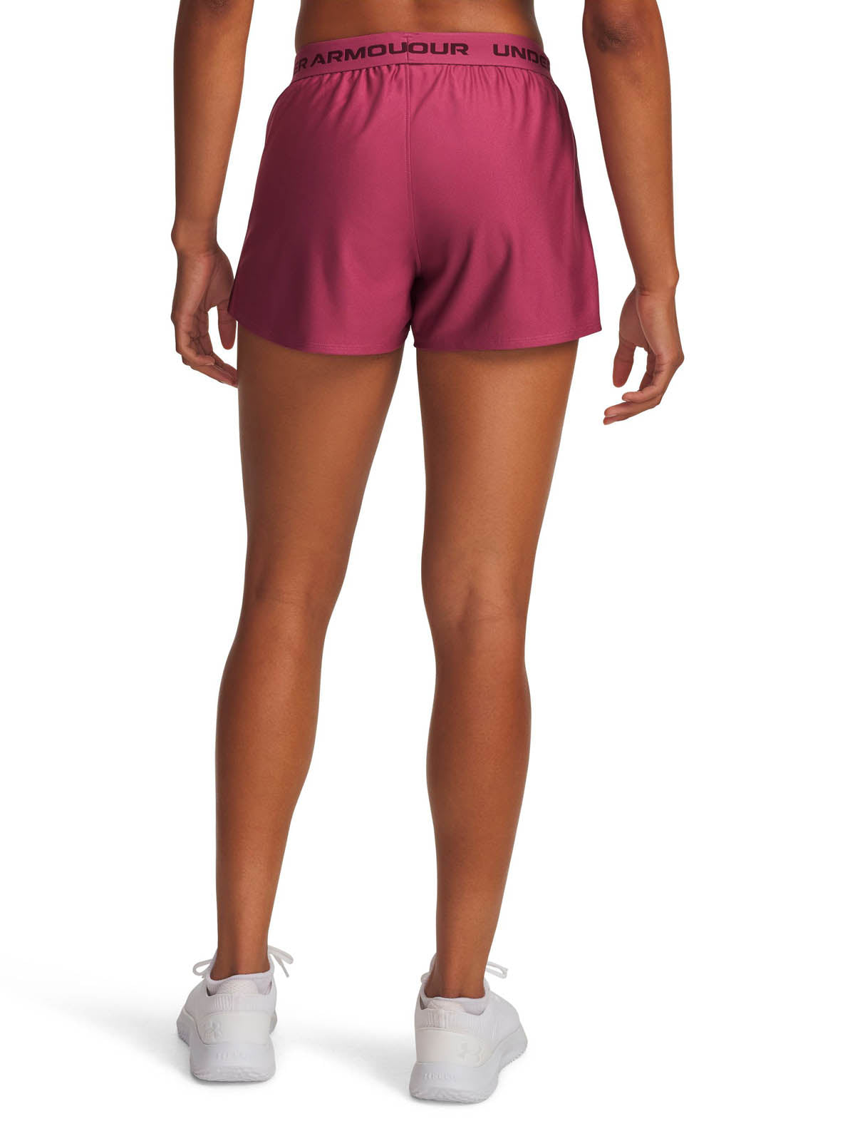 Short de entrenamiento para mujer Tech Play Up rojo Under Armour