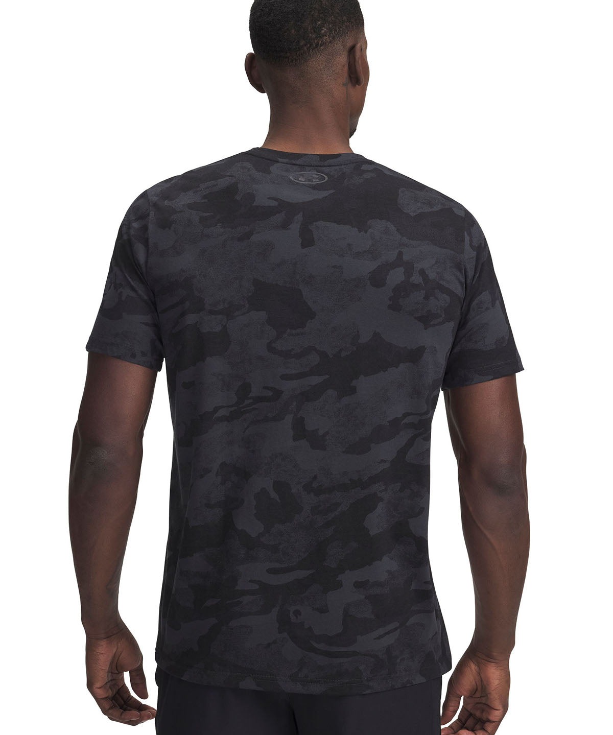 Polera manga corta Project Rock negro para hombre Under Armour
