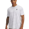 Polera manga corta Project Rock blanco para hombre Under Armour