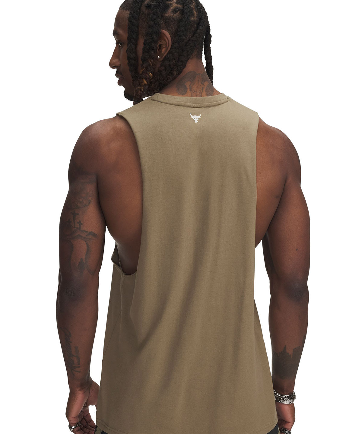 Polera sin mangas Project Rock café para hombres Under Armour