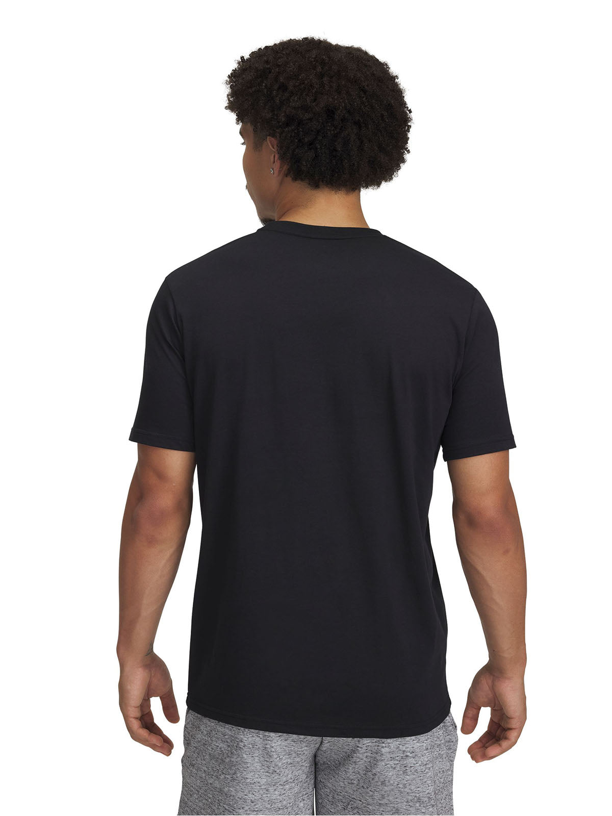 Polera manga corta Project Rock negro para hombre Under Armour