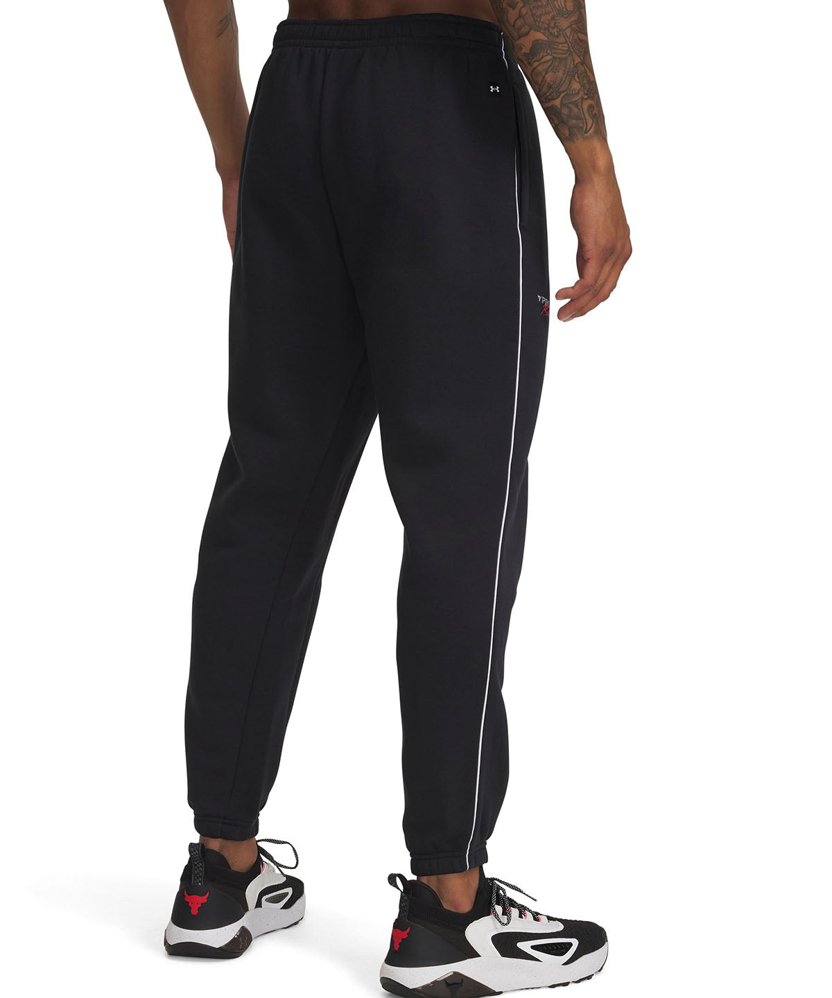 Jogger Icon fleece Project Rock negro para hombres Under Armour