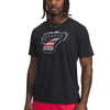 Polera manga corta Project Rock iron 7 negro para hombre Under Armour