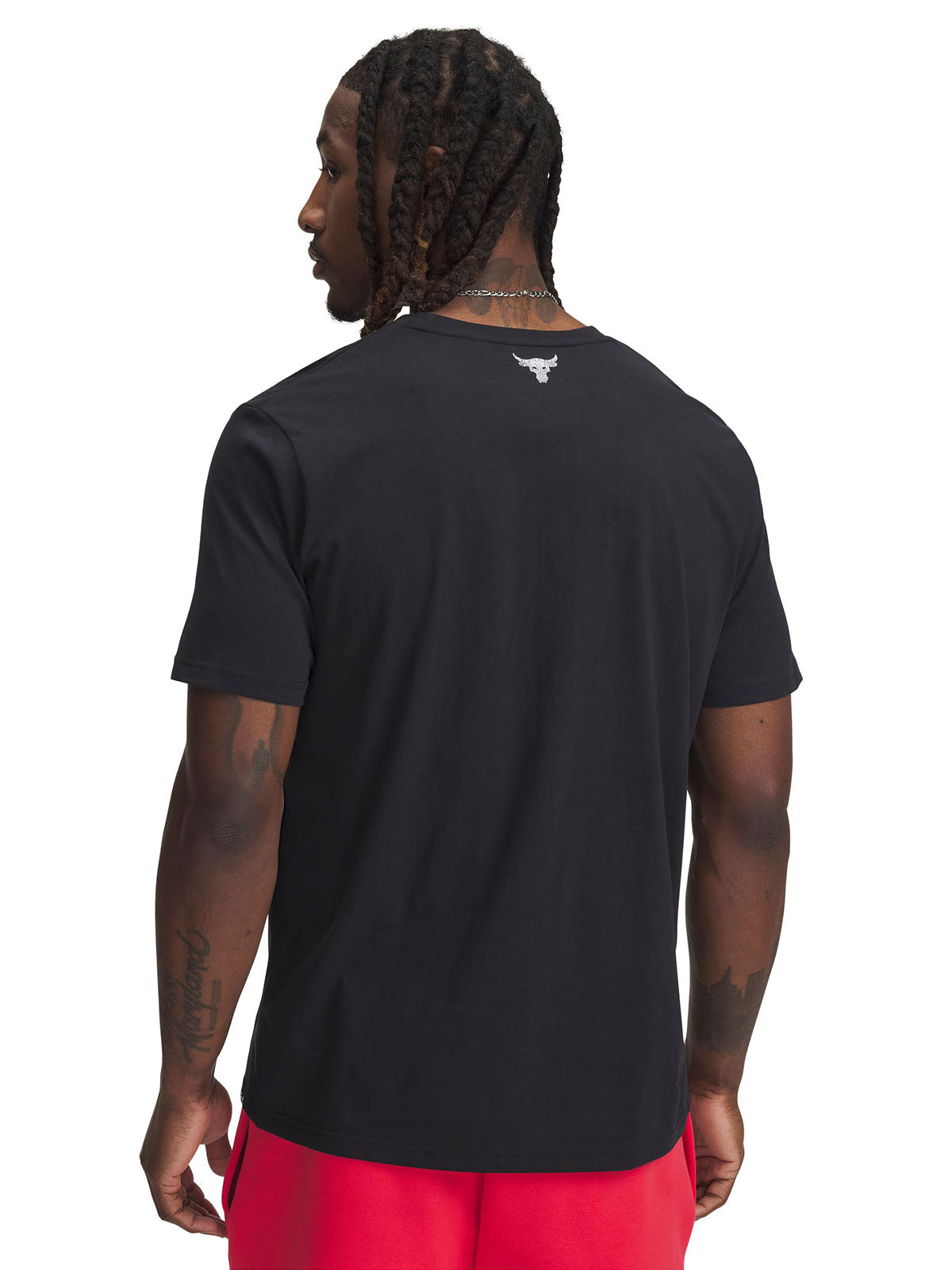 Polera manga corta Project Rock iron 7 negro para hombre Under Armour