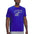 Polera manga corta Project Rock iron 7 azul para hombre Under Armour