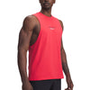 Polera sin mangas Project Rock rojo para hombres Under Armour