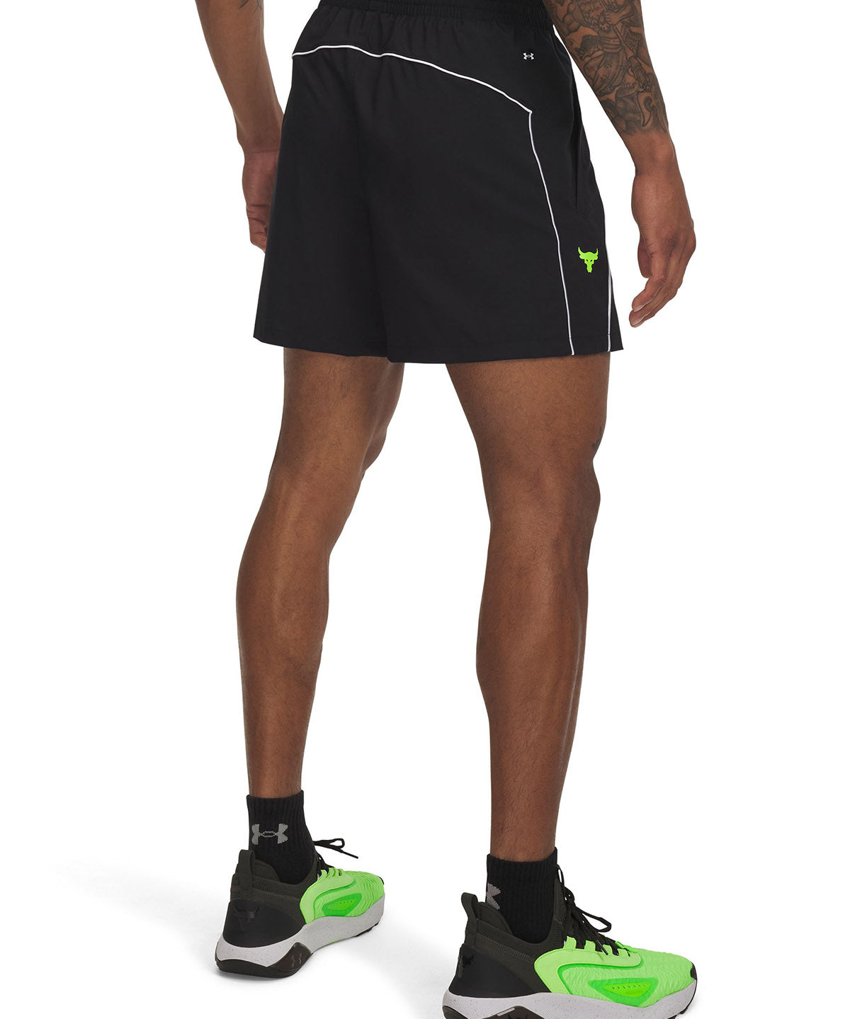 Shorts Project Rock negro para hombre Under Armour