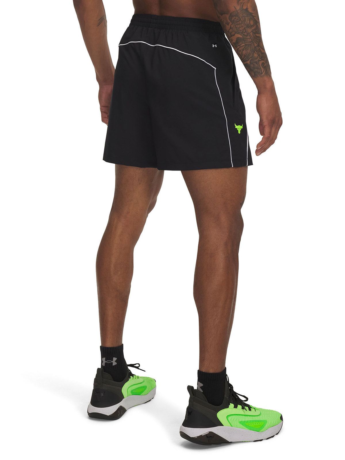 Shorts Project Rock negro para hombre Under Armour