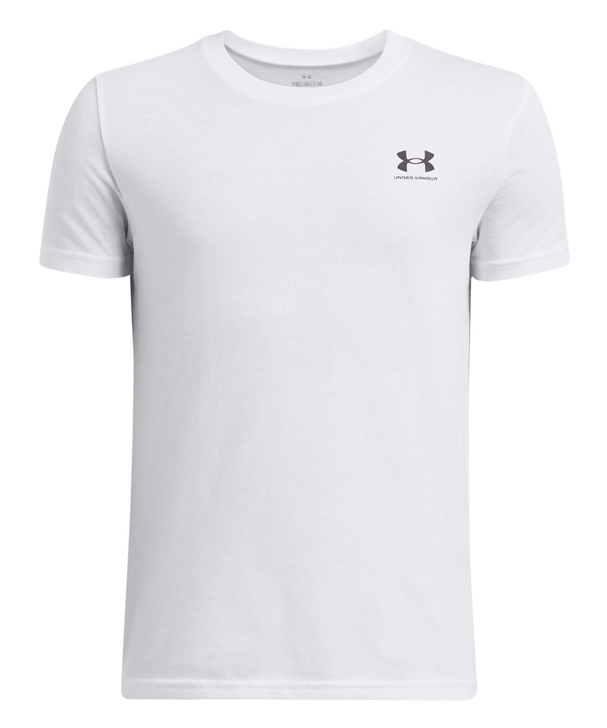 Polera manga corta UA Sportstyle LC blanco para niño