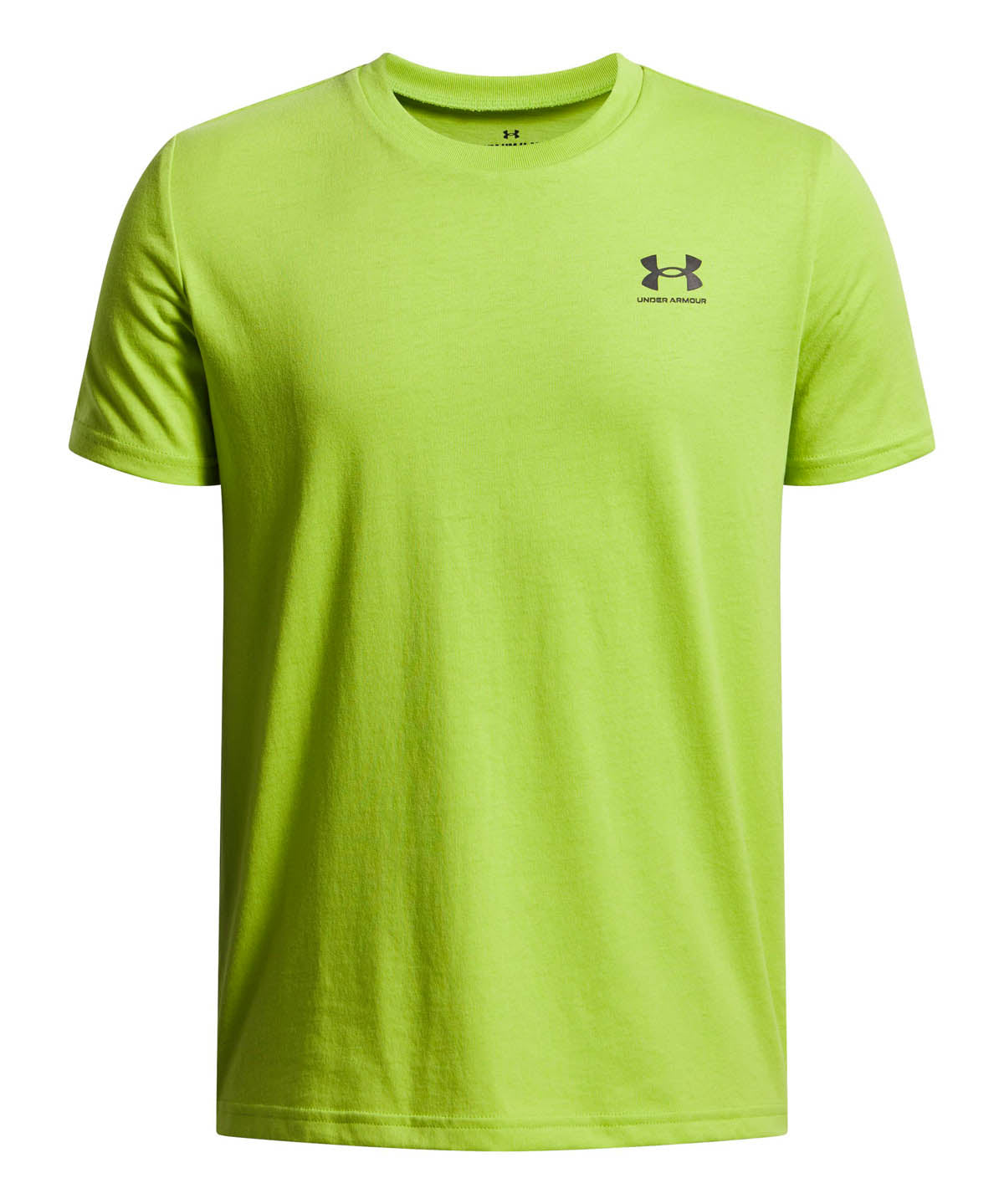 Polera manga corta Lifestyle para Niño Left chest Verde Under Armour