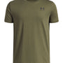 Polera manga corta Lifestyle para Niño Left chest Verde Under Armour