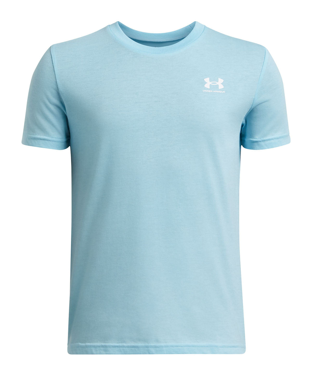 Polera manga corta UA Sportstyle LC azul para niño