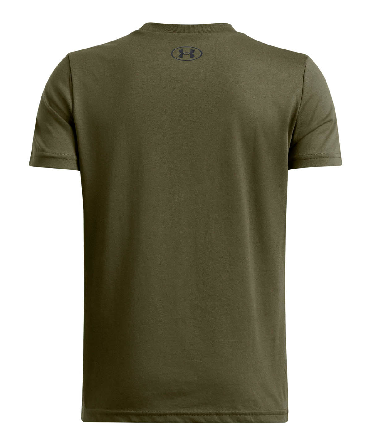 Polera manga corta Lifestyle para Niño big logo Wordmark Verde Under Armour