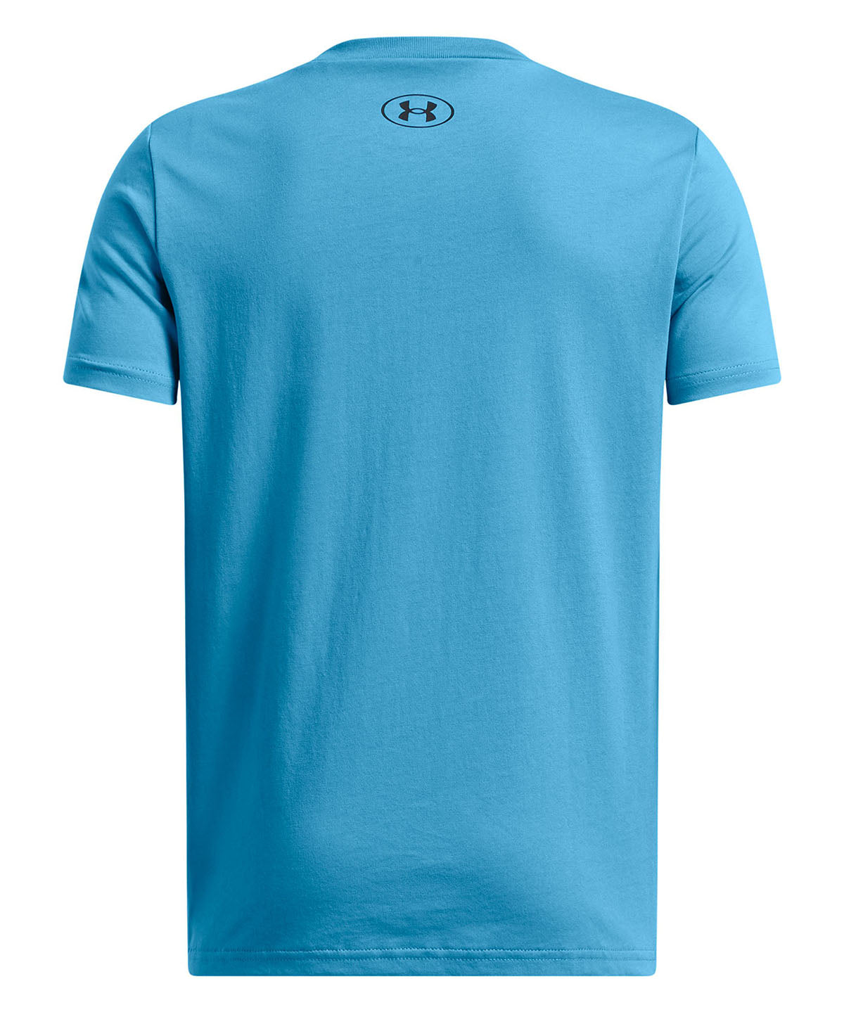 Polera manga corta Under Armour hoops net azul para niños