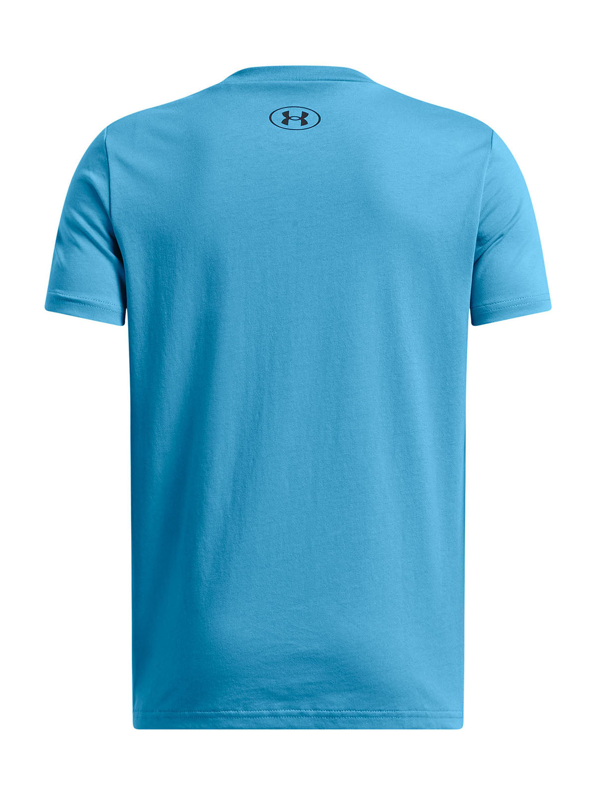 Polera manga corta Under Armour hoops net azul para niños