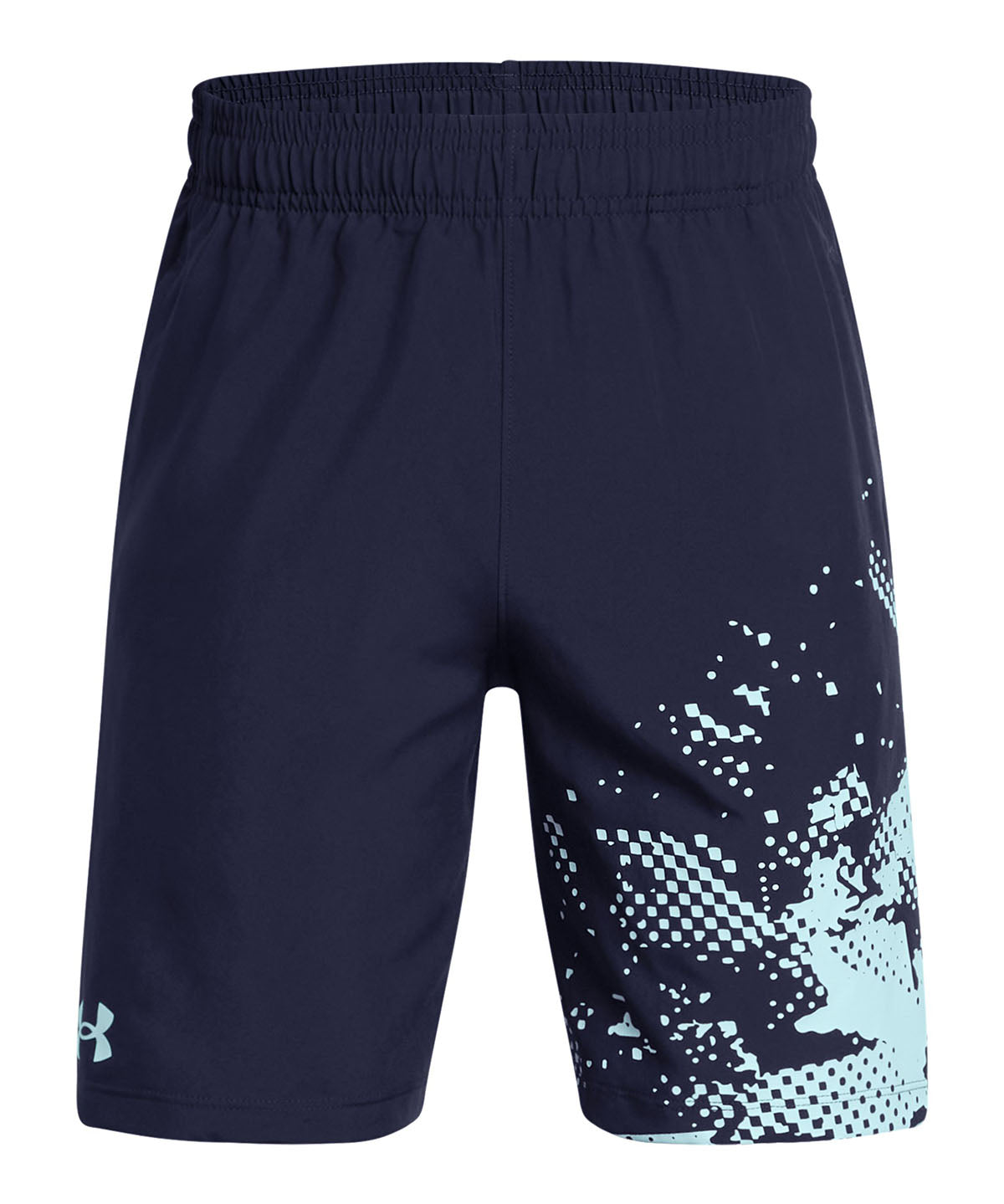 Shorts Under Armour tech woven azul marino para niños