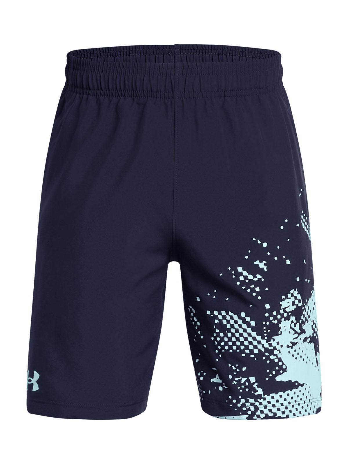 Shorts Under Armour tech woven azul marino para niños