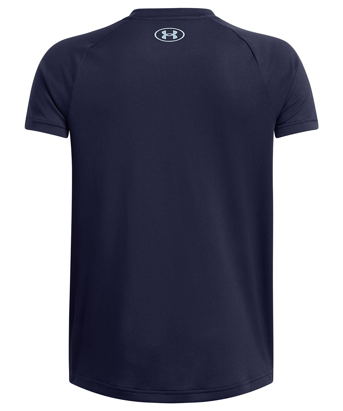 Polera manga corta Under Armour tech azul marino para niños