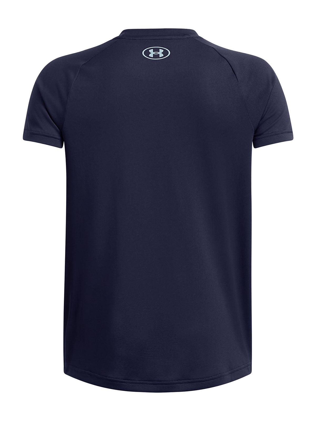Polera manga corta Under Armour tech azul marino para niños