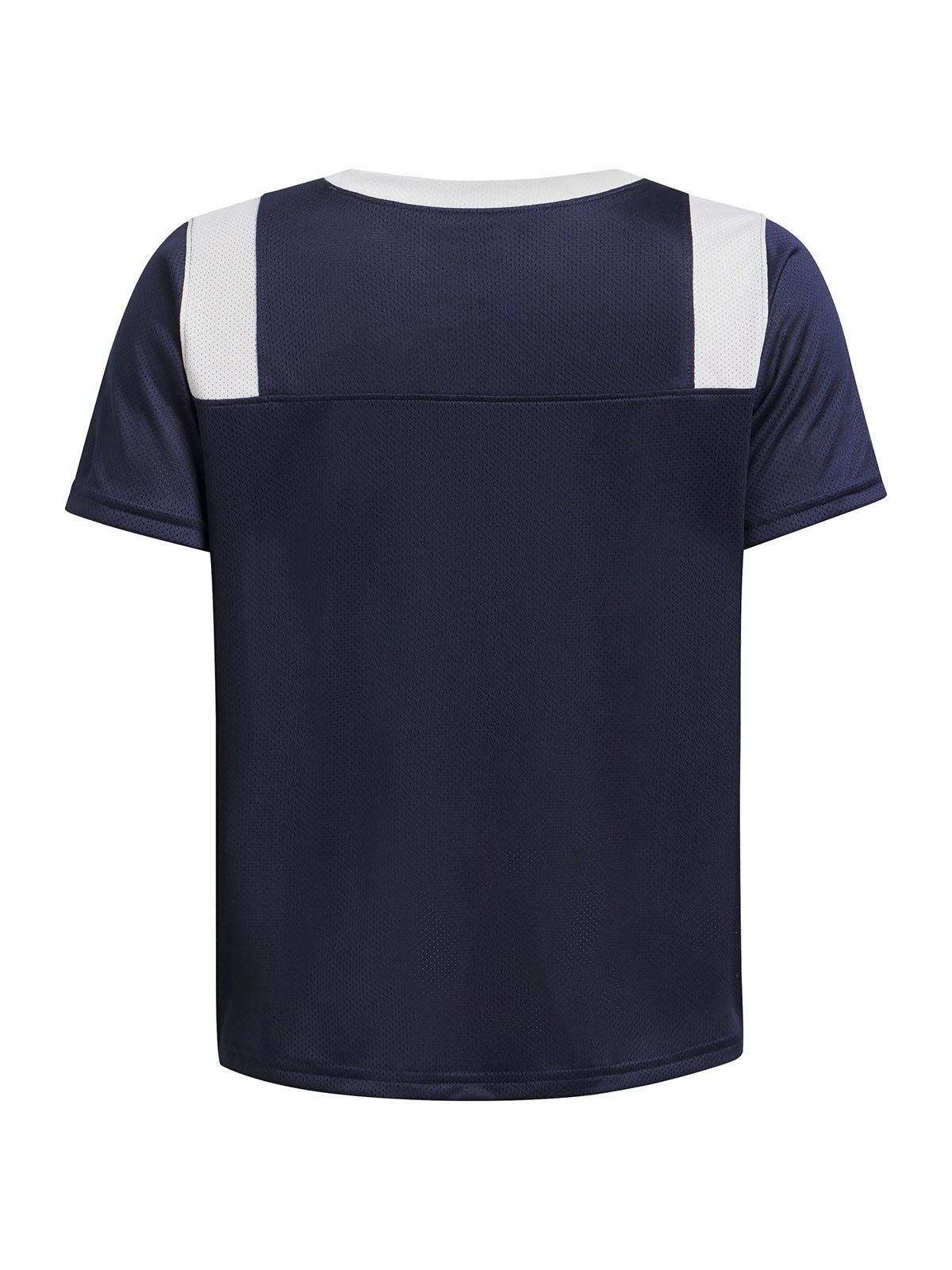 Polera manga corta Under Armour big win azul marino para niños