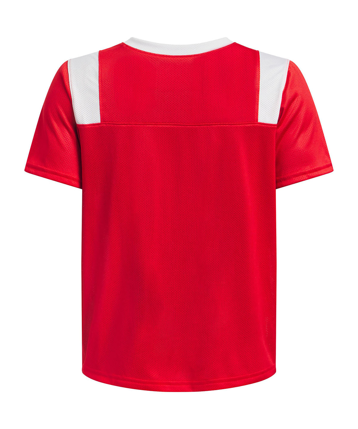 Polera manga corta Under Armour big win rojo para niños