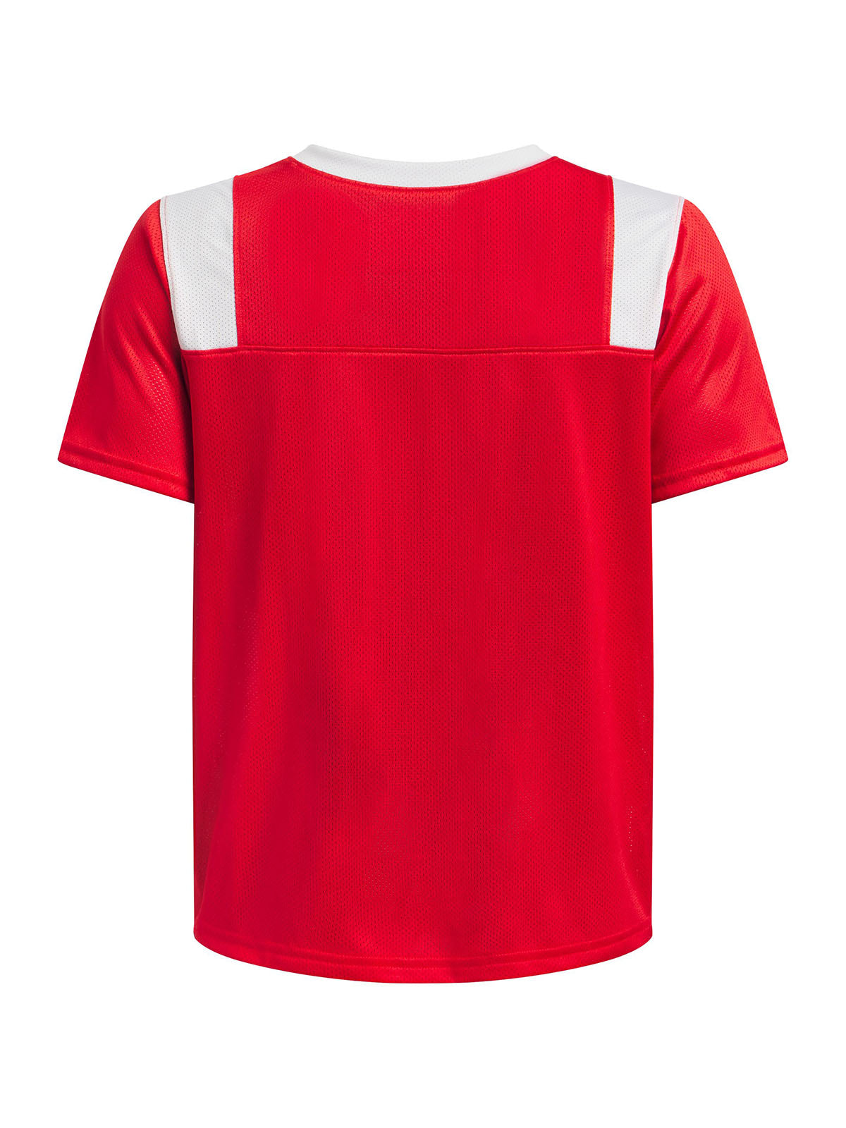 Polera manga corta Under Armour big win rojo para niños