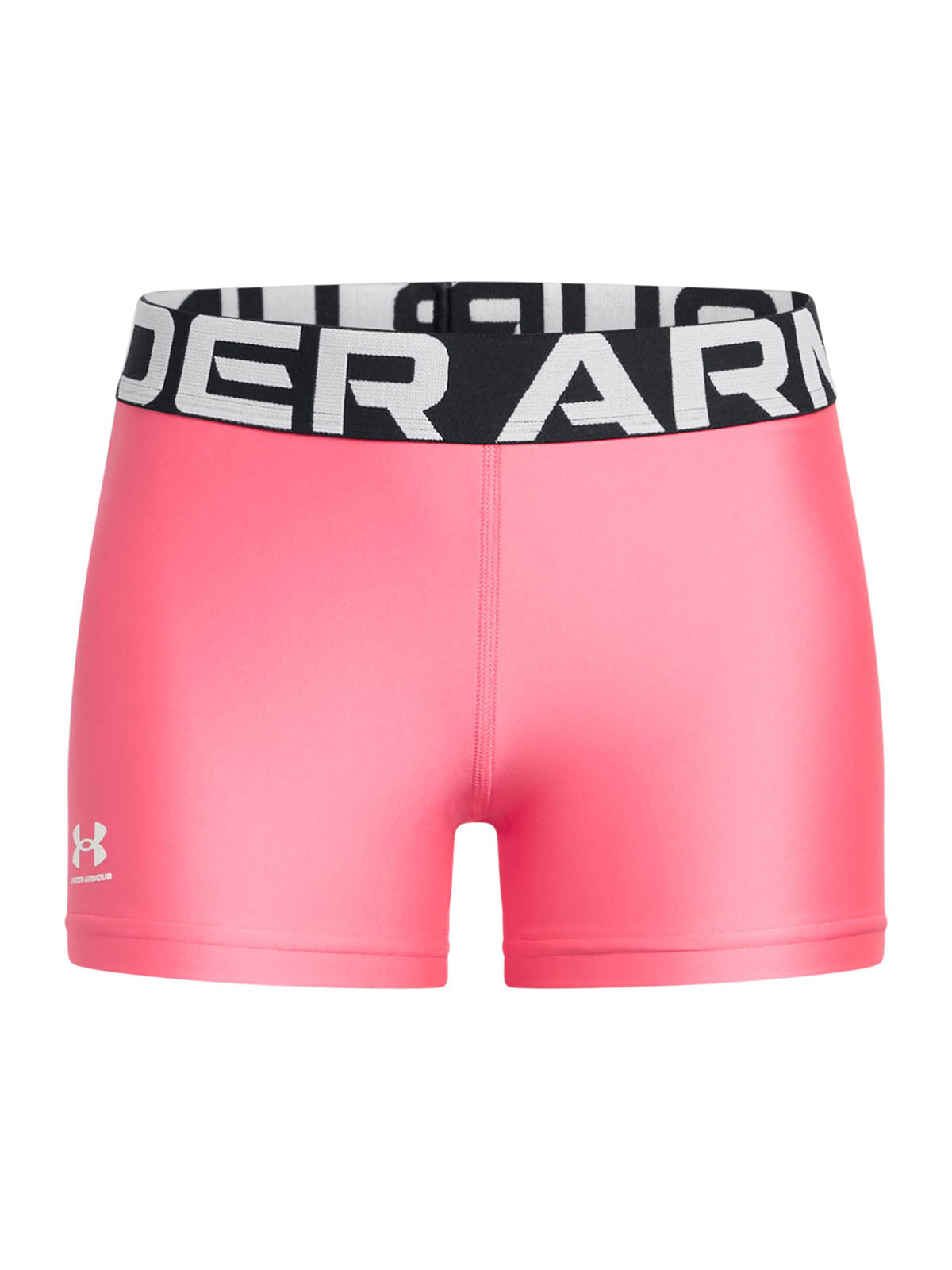Calzas shorty Heatgear rosado para niñas Under Armour