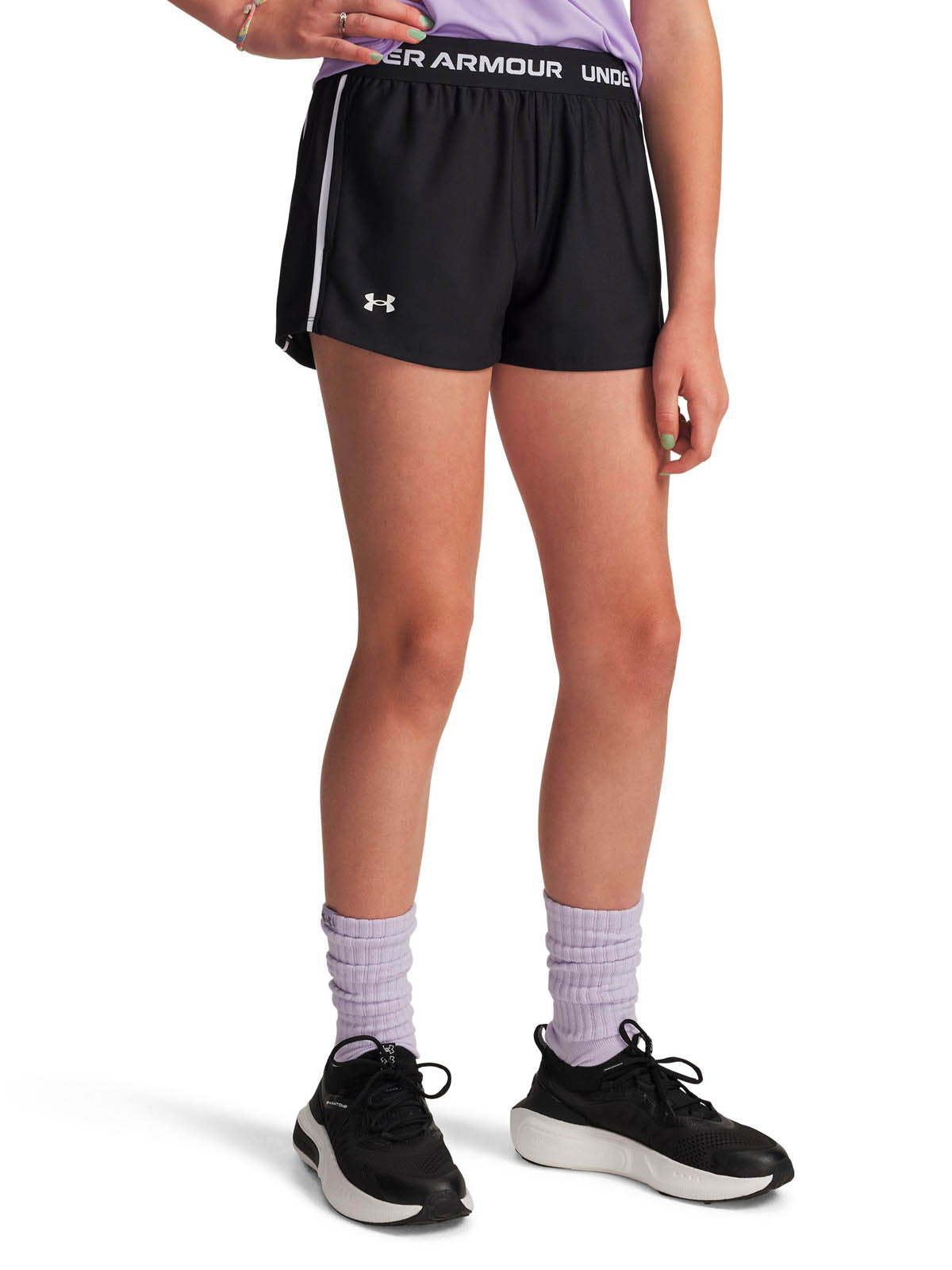 Short de Entrenamiento para Niña Tech Negro Under Armour