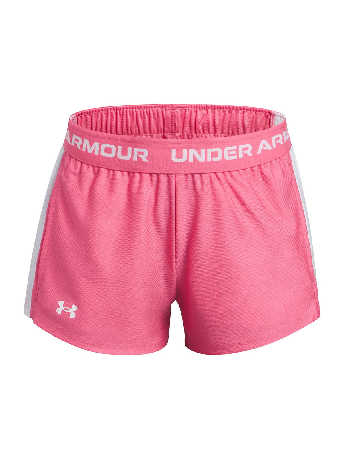 Shorts UA Tech Play Up rosado para niña
