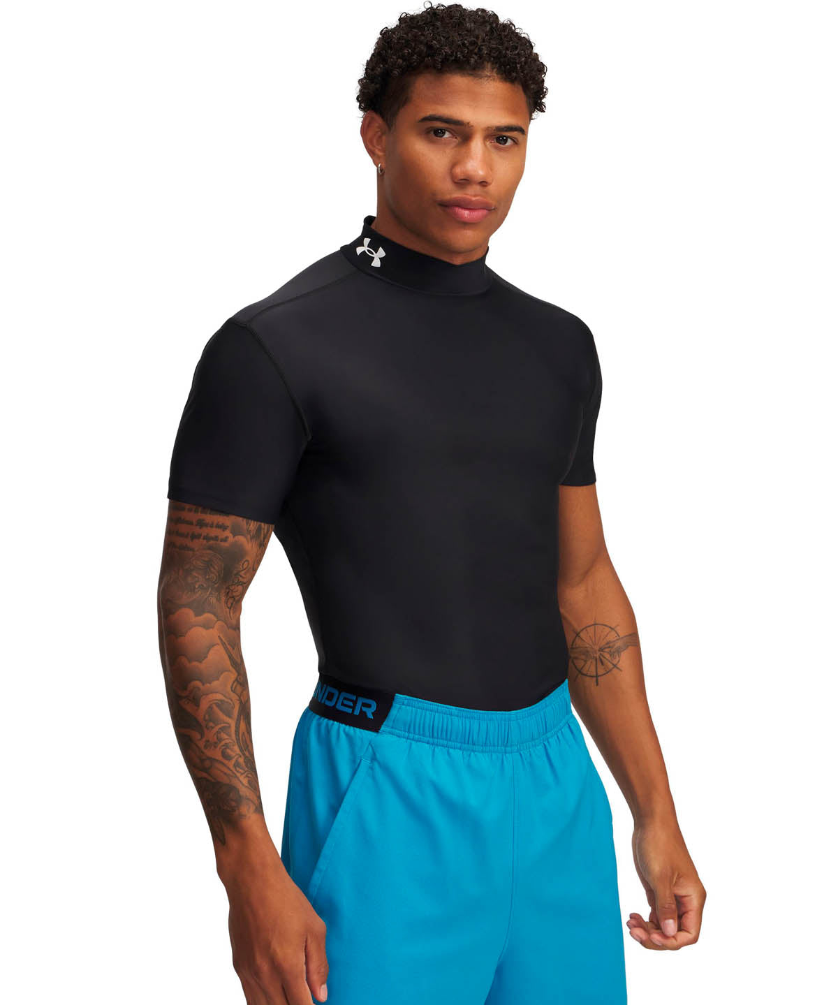 Primera Capa de Entrenamiento para Hombre HG Mock Negro Under Armour