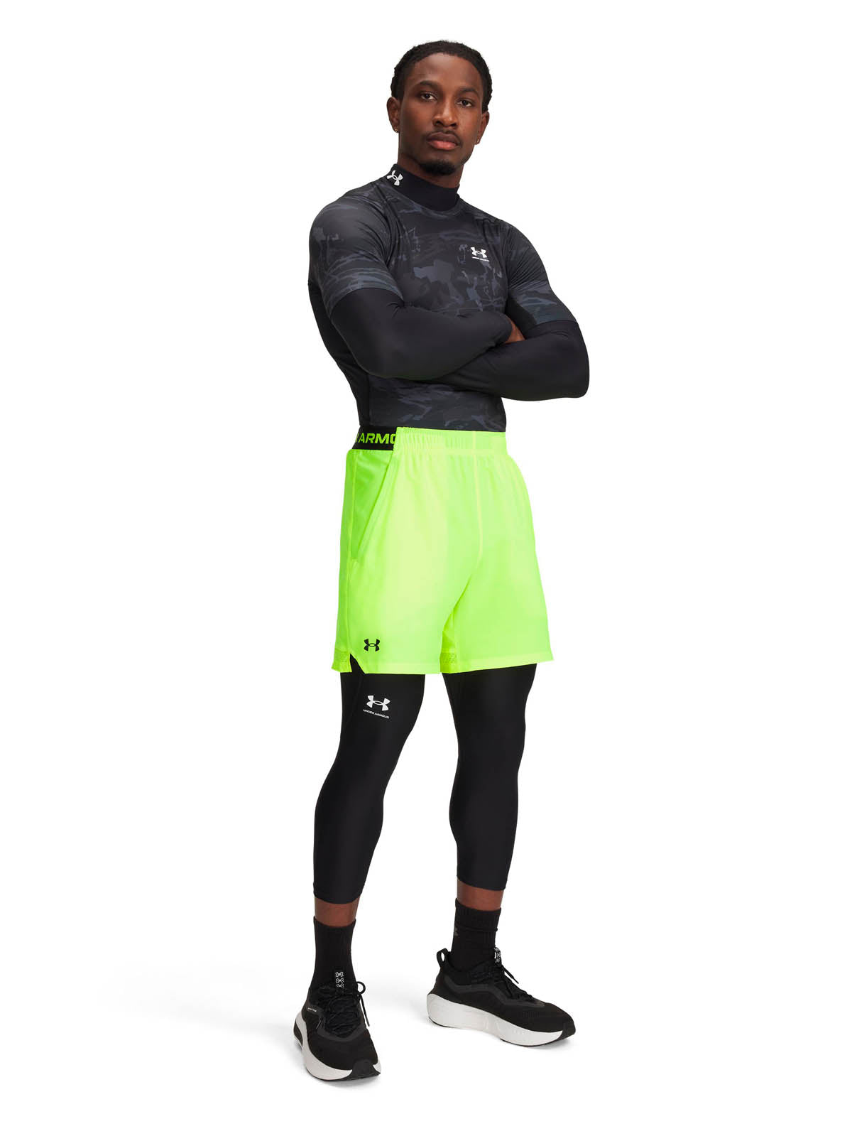 Primera capa UA HeatGear OG negro para hombre