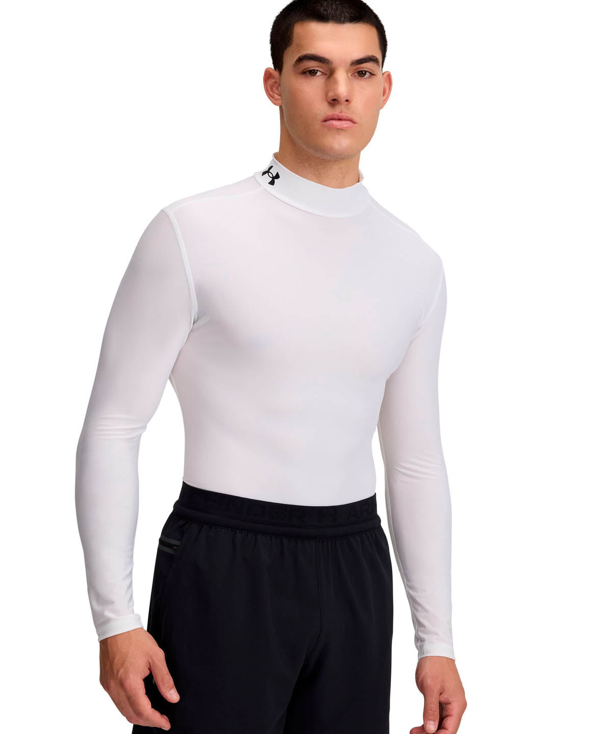 Primera Capa de Entrenamiento para Hombre HG Mock Blanco Under Armour