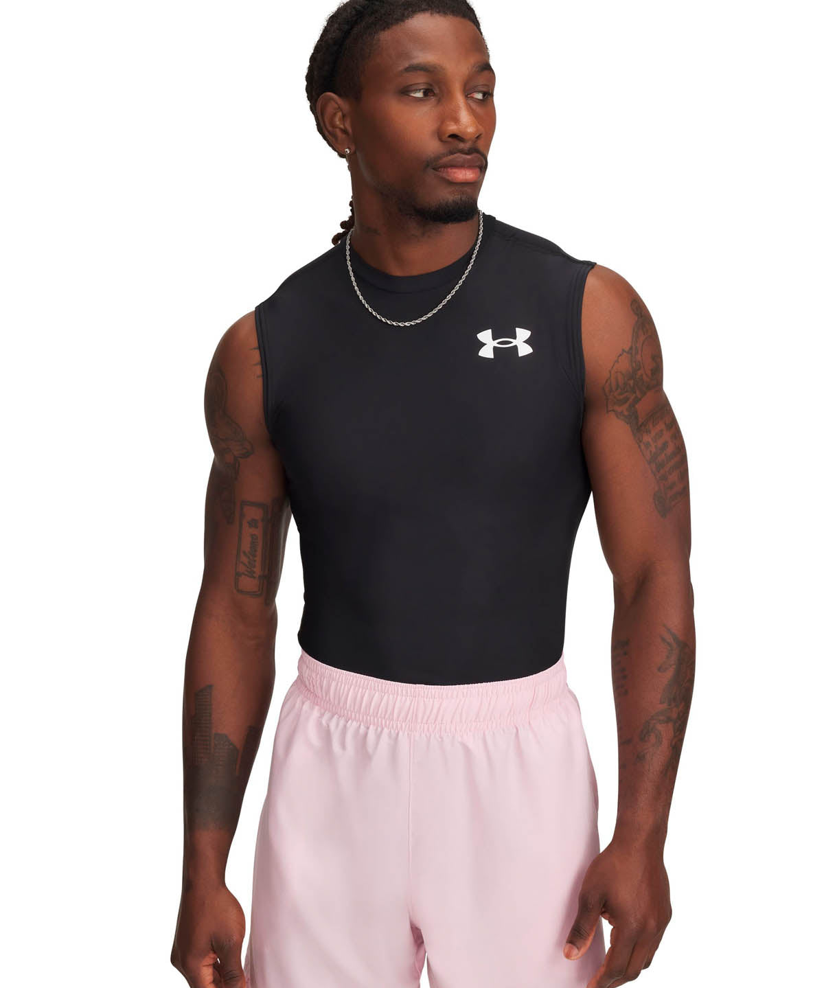 Primera Capa de Entrenamiento para Hombre HG Negro Under Armour