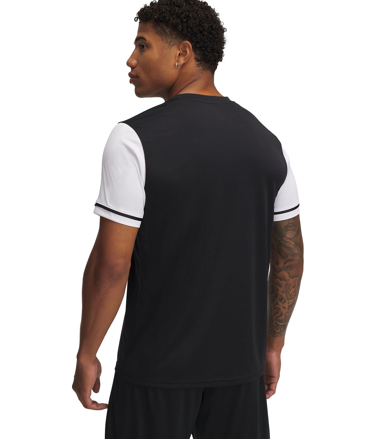 Polera manga corta UA Challenger negro para hombre