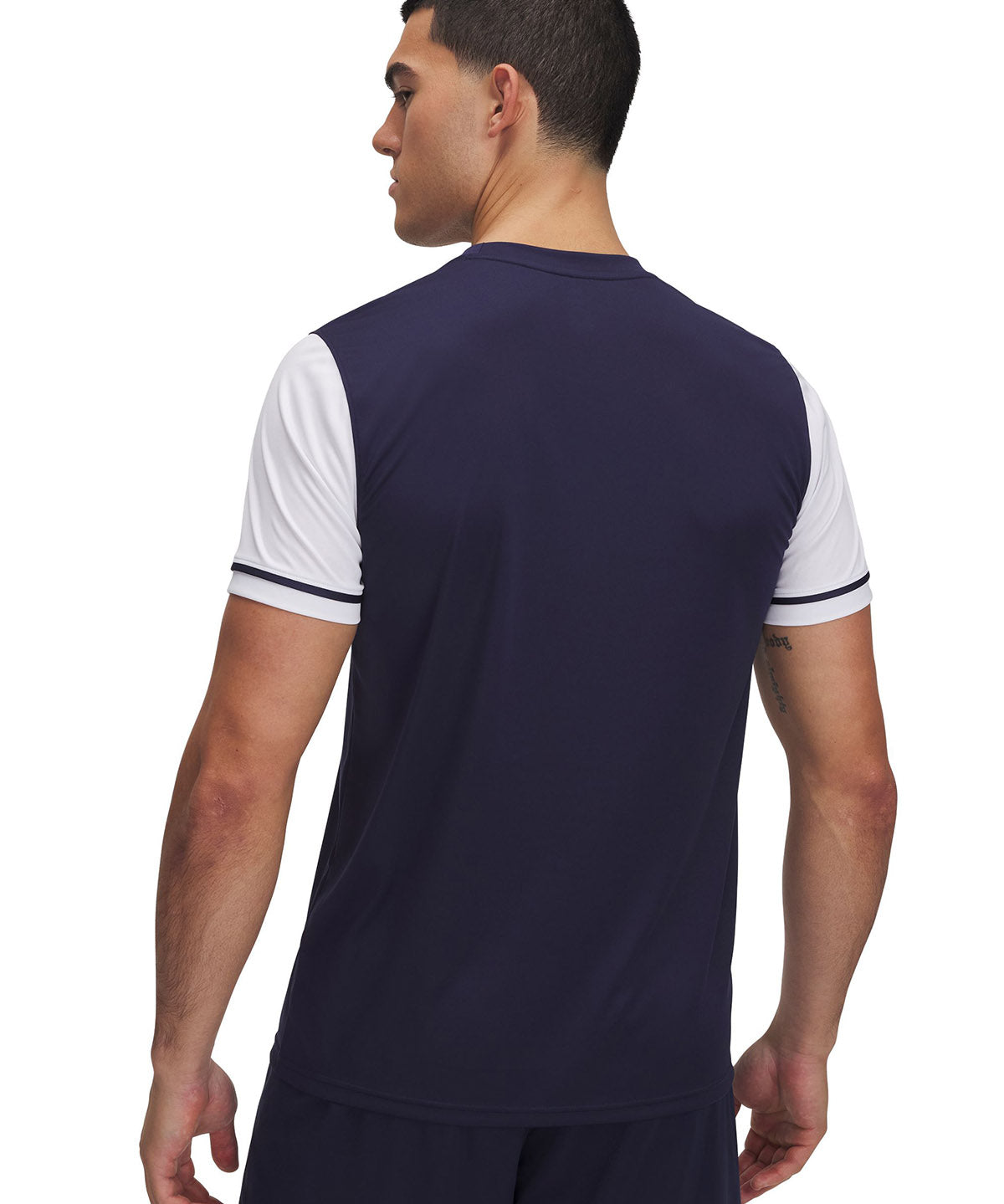 Polera manga corta UA Challenger azul para hombre