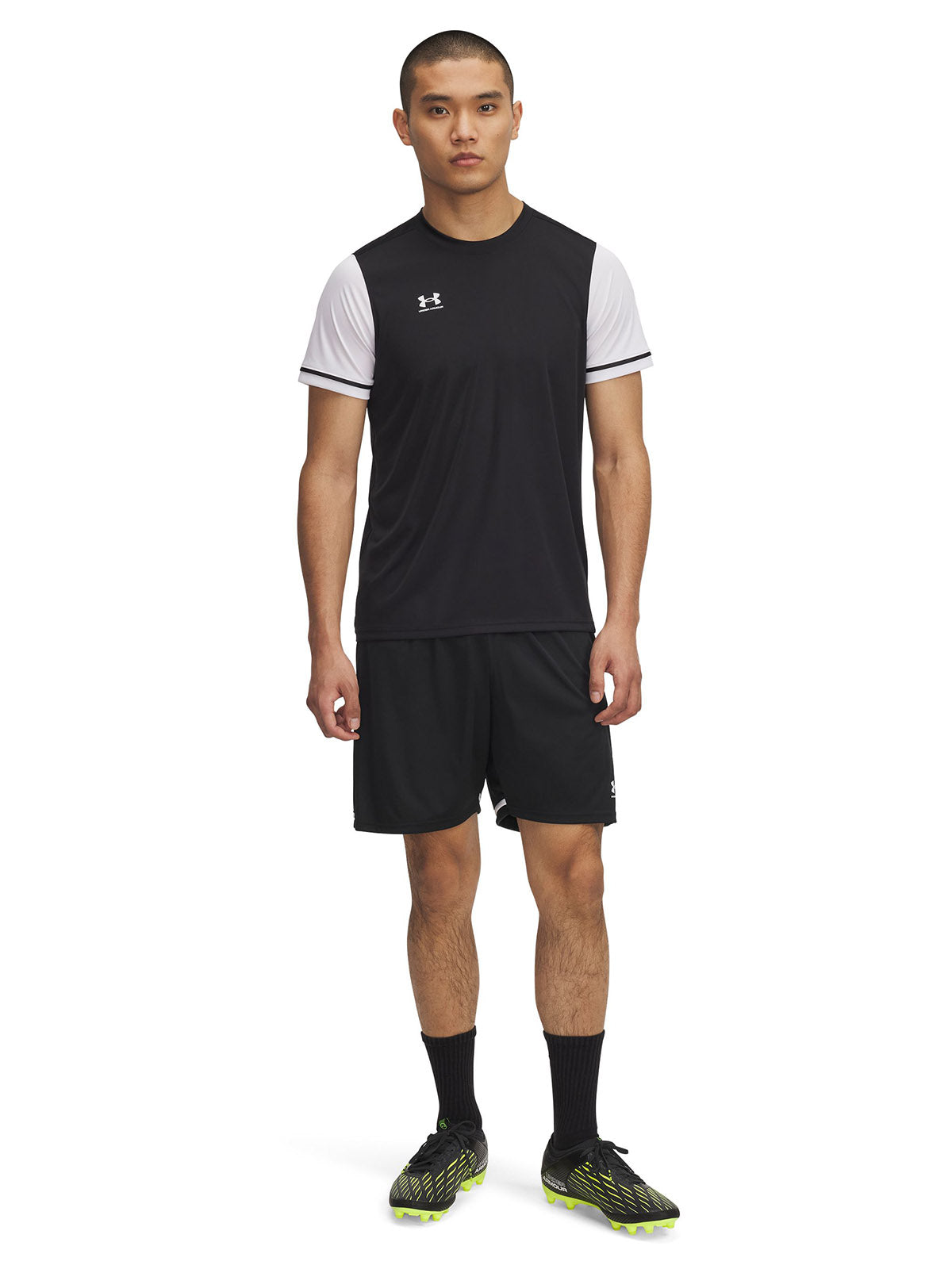 Shorts UA Challenger negro para hombre