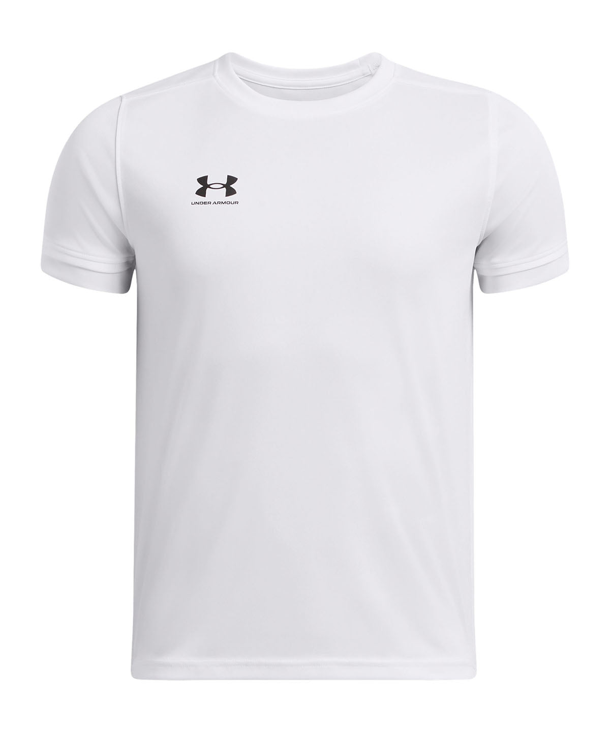 Polera manga corta UA Challenger blanco para niño