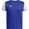 Polera manga corta UA Challenger azul para niño
