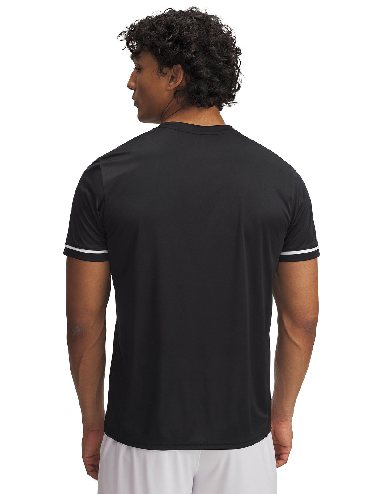 Polera manga corta UA Challenger negro para hombre