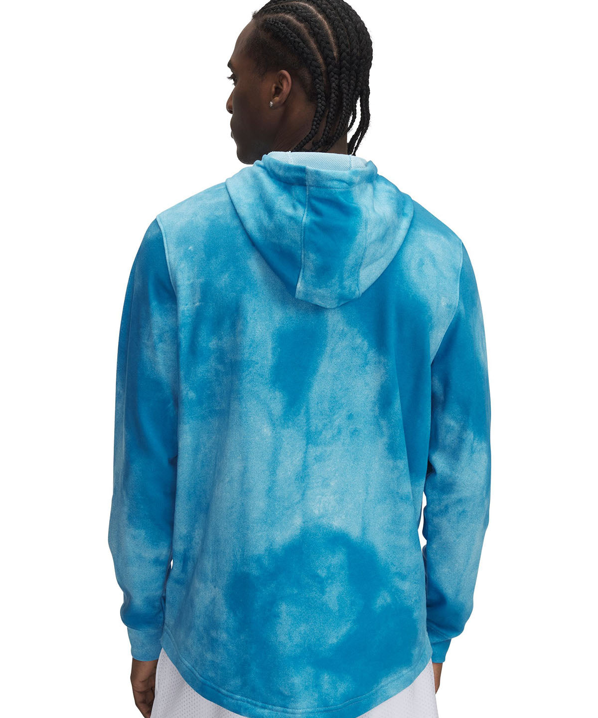 Polerón UA Rival Terry Printed azul para hombre