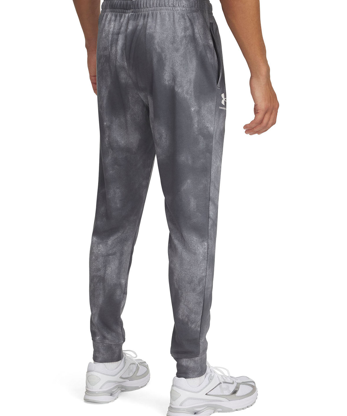 Jogger UA Rival Terry Printed gris para hombre